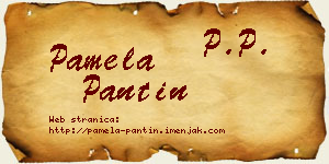 Pamela Pantin vizit kartica